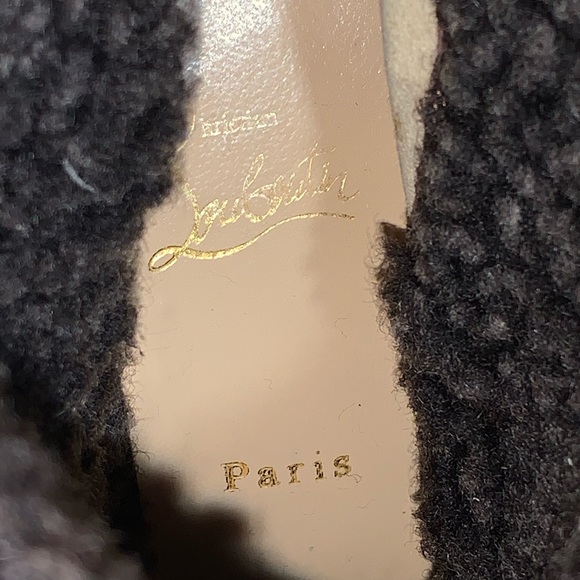 CHRISTIAN LOUBOUTIN size 8 wedge heel BOOTIES - Picture 2 of 14